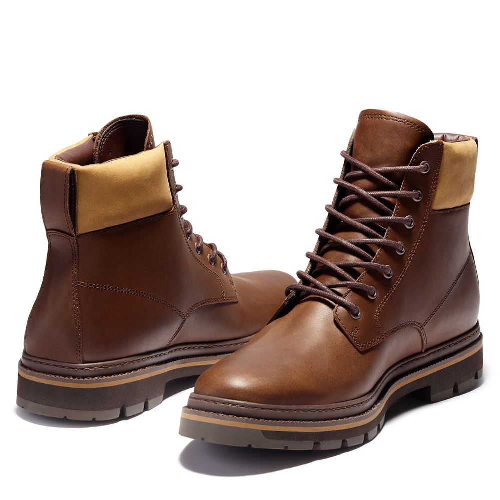 Bocanci De Zapada Timberland Barbati Maro - Port Union Waterproof Plain-Toe - Romania - MDTHGL896